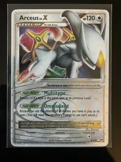 Pokemon Arceus LV.X Arceus Set 94/99 Ultra Rare Holo English - Image 1