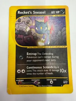 Pokemon TCG Best of Promos Rocket’s Sneasel # 5 Promo Card - Image 1