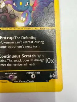 Pokemon TCG Best of Promos Rocket’s Sneasel # 5 Promo Card - Image 5