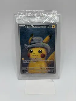 PIKACHU VAN GOGH WITH GREY FELT HAT SVP EN 085 PROMO POKEMON CARD-SEALED - Image 1