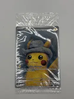 PIKACHU VAN GOGH WITH GREY FELT HAT SVP EN 085 PROMO POKEMON CARD-SEALED - Image 2