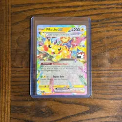 057/191 Pikachu ex Pokemon TCG Prize Pack Series 7 Play Stamped Surging Sparks - Image 1