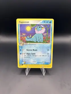 Pokemon Vaporeon TCG Card 25/100 EX Sandstorm E Series Vintage Non-Holo - HP - Image 1