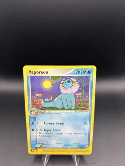 Pokemon Vaporeon TCG Card 25/100 EX Sandstorm E Series Vintage Non-Holo - HP - Image 2