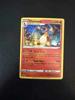 CHARIZARD Pokemon Vivid Voltage Cracked Ice Holo 025/185 TCG Rare NM QTY - Image 1