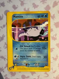 Mantine 77/144 Pokemon Skyridge Regular E Reader LP - Image 1