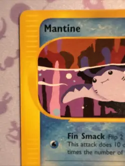 Mantine 77/144 Pokemon Skyridge Regular E Reader LP - Image 2