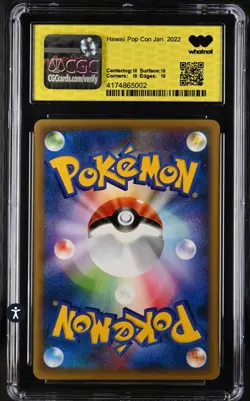 CGC 10 Perfect Kadabra 2002 Japanese Split Earth 070 Pokemon WHATNOT LOW POP - Image 2