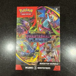Pokemon Mega Evolution Phantasmal Flames Booster Bundle Sealed - Image 1
