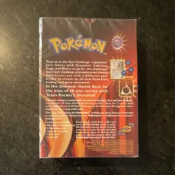 Pokemon TCG Gym Challenge Giovanni Theme Deck Sealed Wizards of the Coast - Image 2