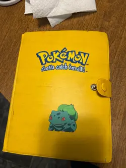 Vintage Pokemon Card Binder – Base Set, Jungle, Fossil & Team Rocket – Pikachu, - Image 1