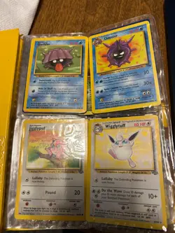 Vintage Pokemon Card Binder – Base Set, Jungle, Fossil & Team Rocket – Pikachu, - Image 2