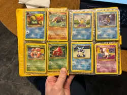 Vintage Pokemon Card Binder – Base Set, Jungle, Fossil & Team Rocket – Pikachu, - Image 4