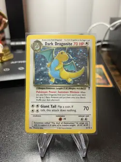Pokemon TCG Legendary Collection Dark Dragonite Holo 5/110 - Image 1