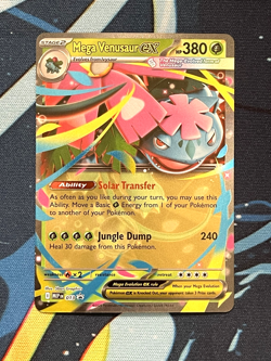 MEGA VENUSAUR ex ME013 Mega Evolution Black Star Promo Pokemon TCG Near Mint - Image 1