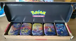 Pokemon TCG Kanto Power Mini Tins 5 Pack Bundle BRAND NEW OPENED see description - Image 2