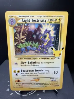 Pokemon TCG SWSH Celebrations Light Toxtricity SWSH137 Black Star Promo NM! - Image 1