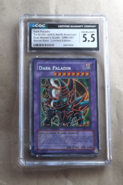 YUGIOH YU-GI-OH DARK PALADIN 2003 SECRET RARE LIMITED EDITION DMG-001 GRADED 5.5 - Image 1