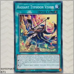 Radiant Typhoon Vision - DOOD-EN063 - Common 1st Edition Yugioh - Image 1