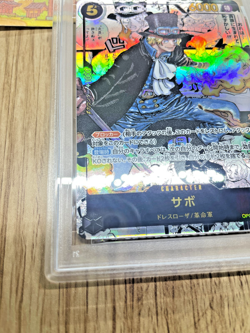 Sabo Manga Rare PSA 9 Super Parallel OP04-083 Japanese One Piece TCG Kingdom - Image 3