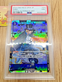 Sabo Manga Rare PSA 9 Super Parallel OP04-083 Japanese One Piece TCG Kingdom - Image 5