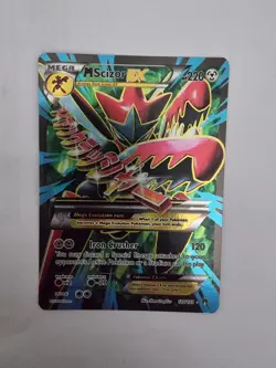 M Scizor EX 120/122 Full Art Breakpoint Pokemon Card NM - Image 1