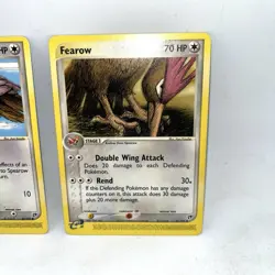 Fearow 37/100 & Sparrow 81/100 Sandstorm Regular Pokemon Card Set - Image 3
