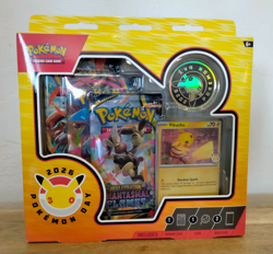 Pokemon Day 2026 Collection Box Sealed Pikachu Promo Card Coin 3 Booster Packs - Image 1