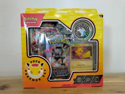 Pokemon Day 2026 Collection Box Sealed Pikachu Promo Card Coin 3 Booster Packs - Image 3