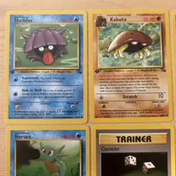 Pokemon Original 1st Edition Fossil Cards x8 Bundle / Lot 1999 - Image 2