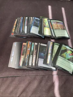 Lot of 100 Foil MTG Cards from Commander Masters edition Magic the Gathering - Image 1