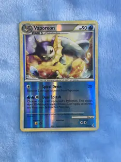 Vaporeon 52/95 NM NEAR MINT - Call of Legends - Reverse Holo - 2011 Pokemon Card - Image 1