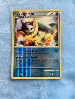 Vaporeon 52/95 NM NEAR MINT - Call of Legends - Reverse Holo - 2011 Pokemon Card - Image 5