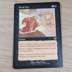 Snuff Out Mercadian Masques MTG Magic the Gathering Card - Image 1
