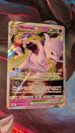 Mewtwo VSTAR Holo Ultra Rare Card 031/078 Pokemon TCG: Pokemon Go - Image 2