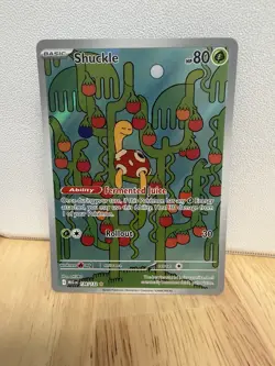 Pokemon Shuckle 136/132 Me01: Mega Evolution Basic Holo Card - Image 1