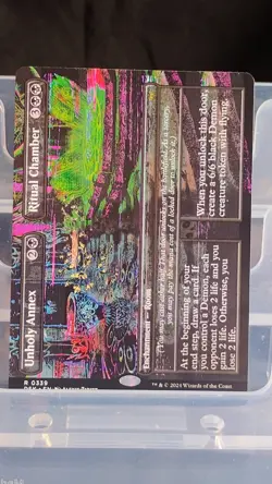 Unholy Annex Ritual Chamber (Borderless) Duskmourn: House of Horror Regular - Image 1