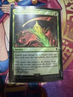 MTG: Nature's Lore (Surge Foil) Commander: Final Fantasy Surge Foil LP - Image 1