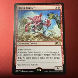 BRASH TAUNTER - M21/Commander - MTG - Magic the Gathering NM Regular - Image 1