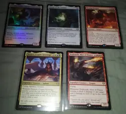 MTG Commander Masters Rare Lot Zetalpa Yennett Drakuseth Nesting Dragon - Image 1