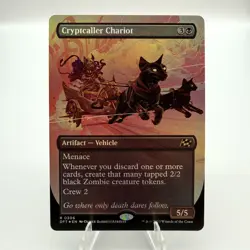 Magic The Gathering Cryptcaller Chariot Aetherdrift FOIL NM - Image 1