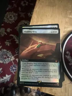 Wedding Ring | Extended Art Foil | Mythic | Doctor Who Universes Beyond MTG 468 - Image 1