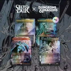 MTG Secret Lair x Dungeons & Dragons: Strahd's Descent Foil Edition Presale D&D - Image 1