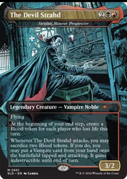 MTG Secret Lair x Dungeons & Dragons: Strahd's Descent Foil Edition Presale D&D - Image 3