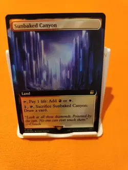 Sunbaked Canyon - Extended Art Foil - WHO - NM - MTG - Image 1
