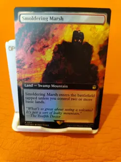 Smoldering Marsh (Extended Art) Universes Beyond: Doctor Who Foil - Image 1