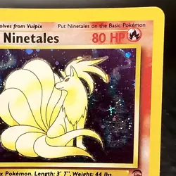 Ninetales Holo Rare Base Set 2 13/130 WOTC 1999 Pokemon TCG Played LP🔥 - Image 2