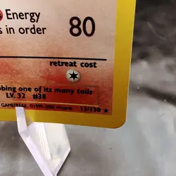 Ninetales Holo Rare Base Set 2 13/130 WOTC 1999 Pokemon TCG Played LP🔥 - Image 5