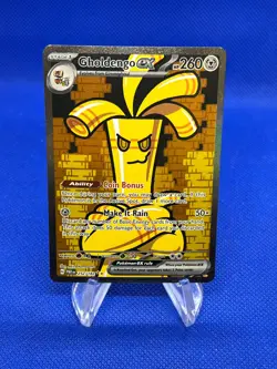 Pokemon Paradox Rift Gholdengo ex 252/182 Special Illustration Rare SIR NM/LP - Image 1