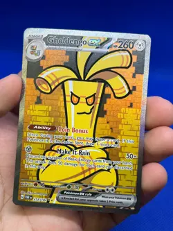 Pokemon Paradox Rift Gholdengo ex 252/182 Special Illustration Rare SIR NM/LP - Image 2
